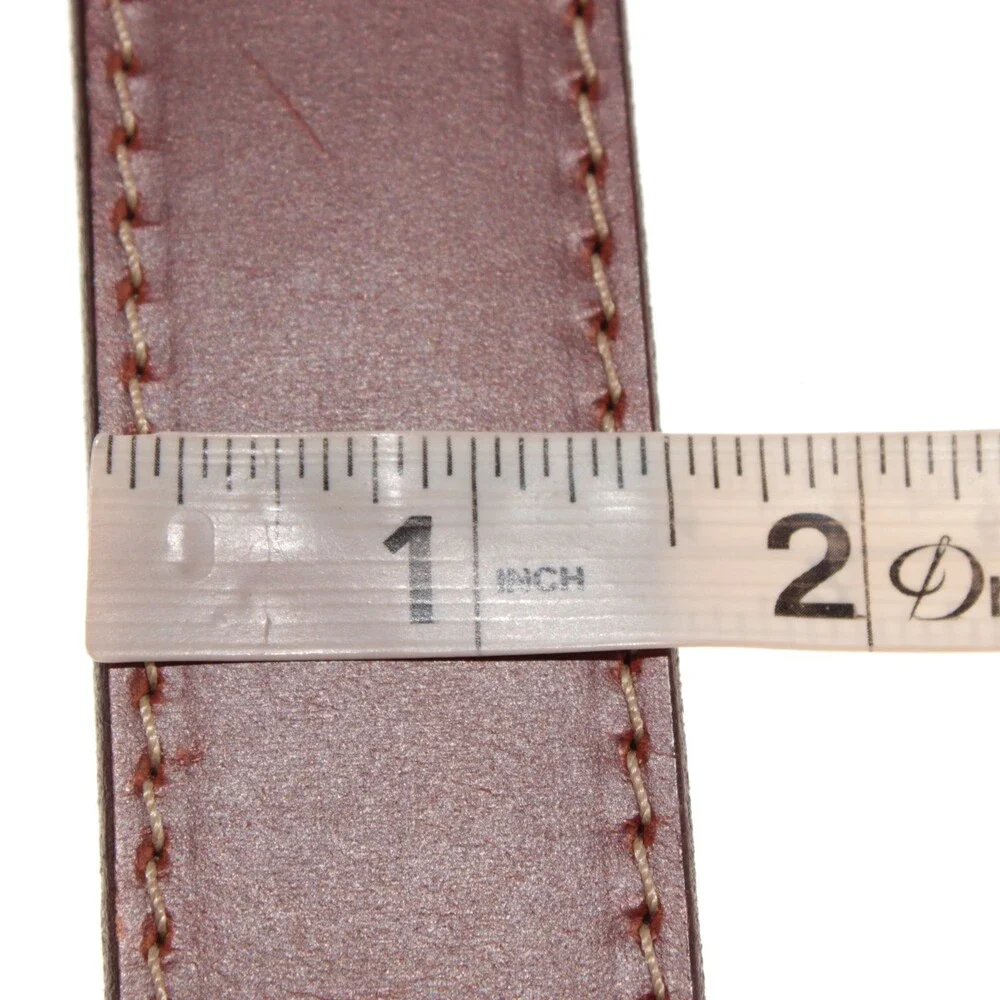 Torino Leather Company NWT Classic Belt Size 38 US in Solid Brown Leather